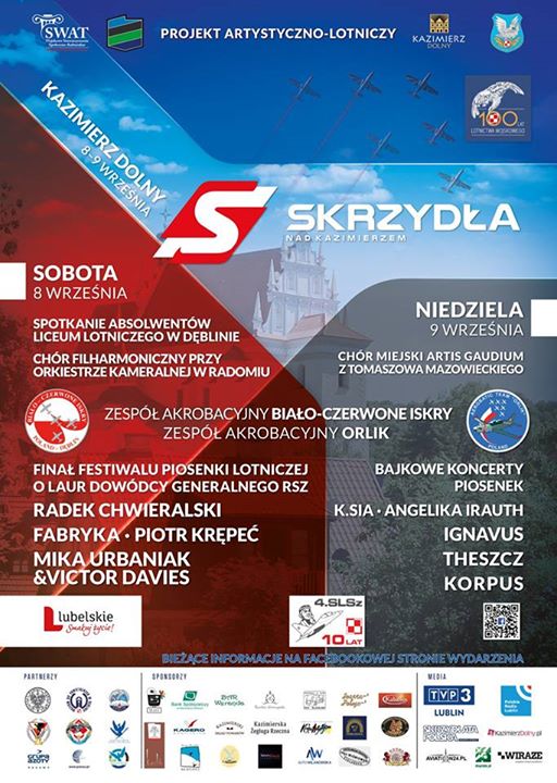 W najbliższy weekend w naszym miasteczku odbędzie się trzecia edycja imprezy „Skrzydła nad Kazimierzem”.…